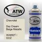 Preview: Chevrolet, Day Dream Beige Metallic, WA892T / GOZ: 400ml Sprühdose, von ATW Autoteile West.